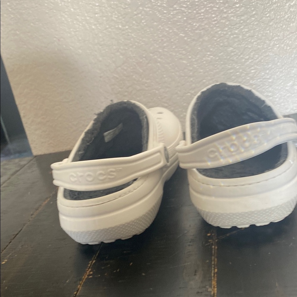 DUAL CROCS COMFORT White Sandals with Ventilation and Heel Strap - Picture 5 of 8